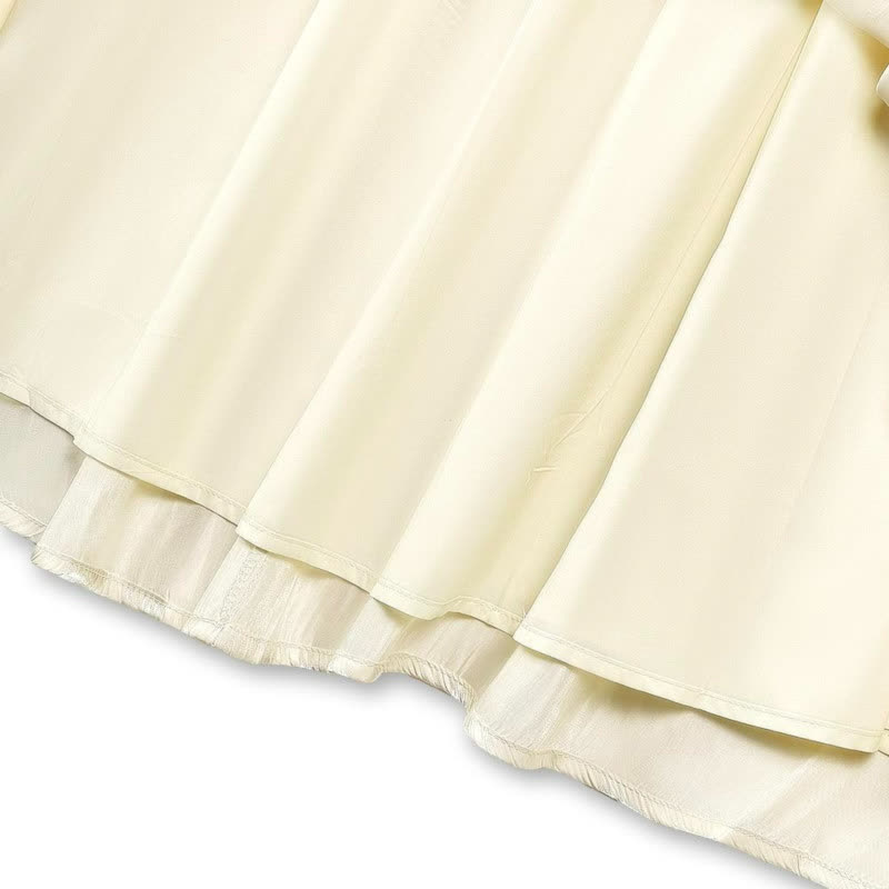 Plusock Plus Size Drawstring Top and Flowy Skirt Set - image 3