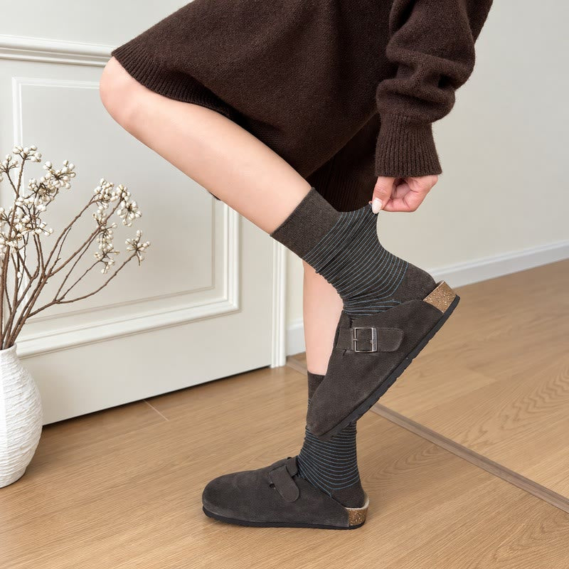 Plusock Cotton Ribbed Quarter Socks (4 Pairs) - image 3