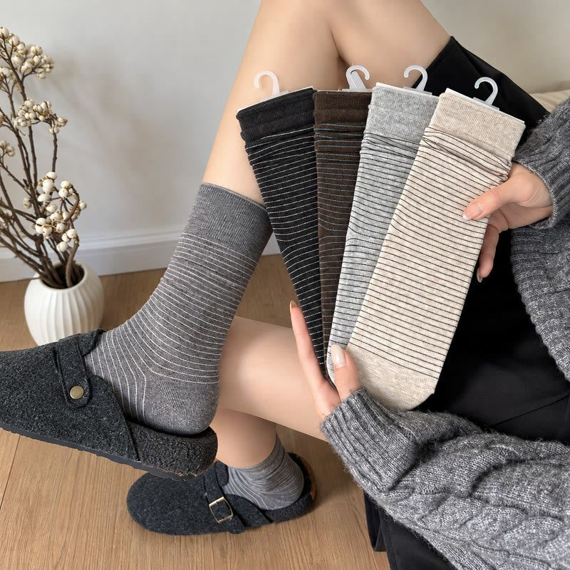 Plusock Cotton Ribbed Quarter Socks (4 Pairs) - image 6