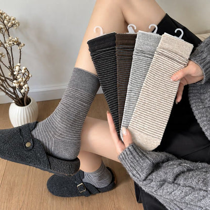 Plusock Cotton Ribbed Quarter Socks (4 Pairs) - image 6