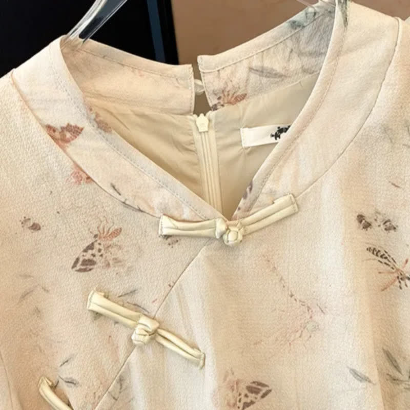 Plusock Soft Botanical Print Vacation Midi Dress - image 3
