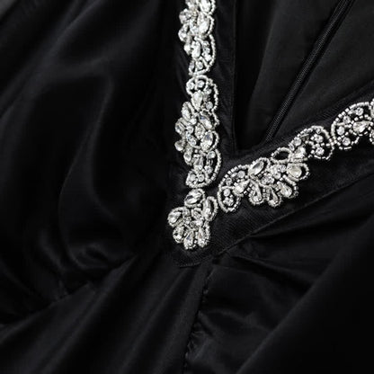 Plusock Embroidered V Neck Maxi Dress - image 4