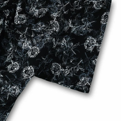 Plusock Plus-Size Black Floral Two-Piece Skirt Set - image 7