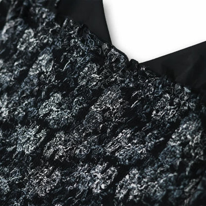 Plusock Plus-Size Black Floral Two-Piece Skirt Set - image 4