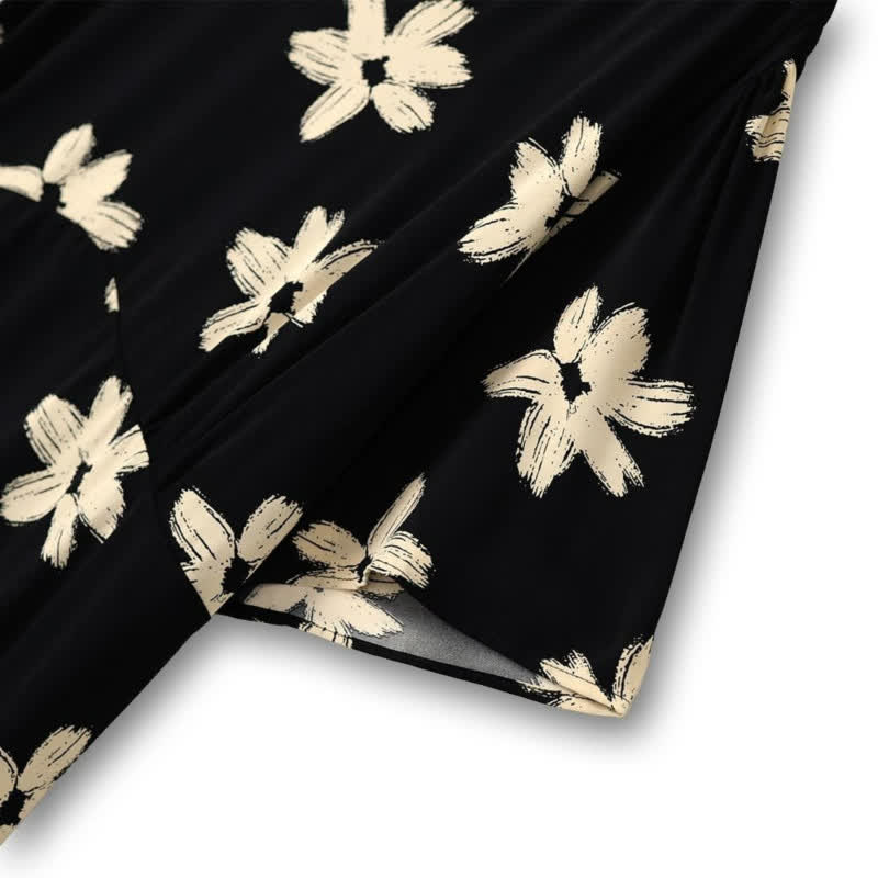 Plusock Curve Floral V Neck Midi Dress - image 5