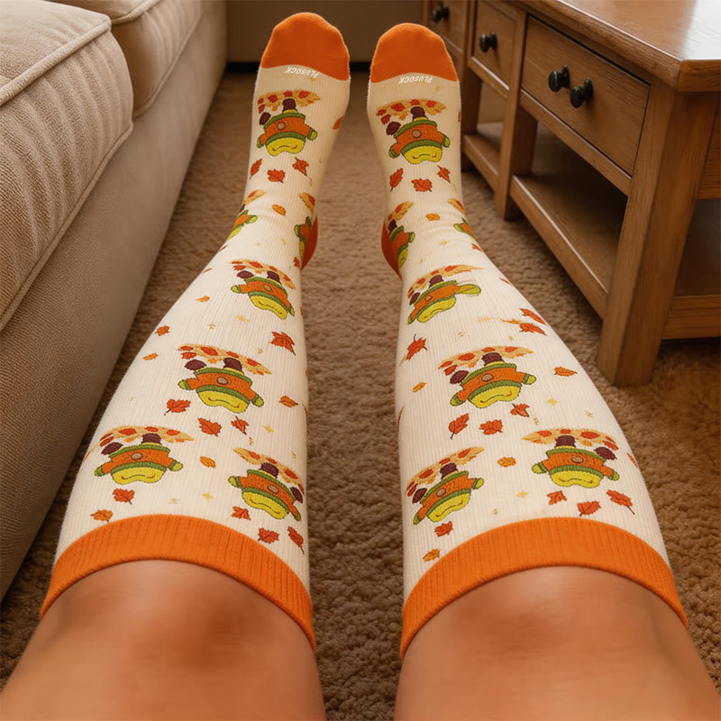 Plusock Plus Size Autumn Animal Compression Socks - image 2