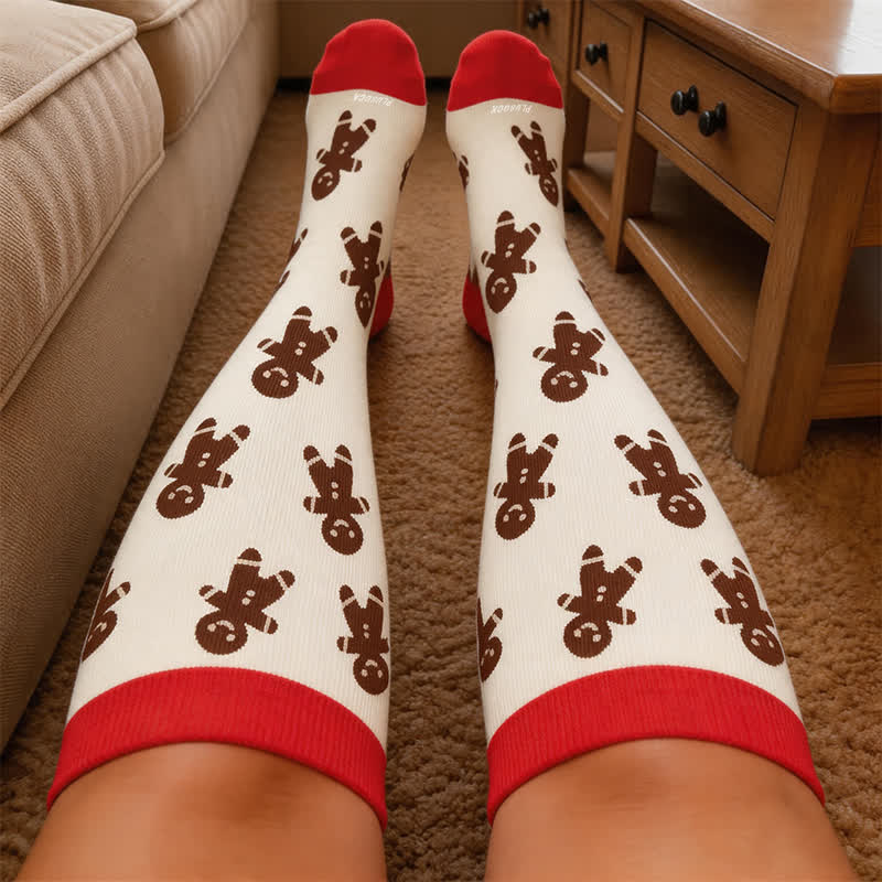 Plusock Plus Size Christmas Characters Compression Socks - image 3