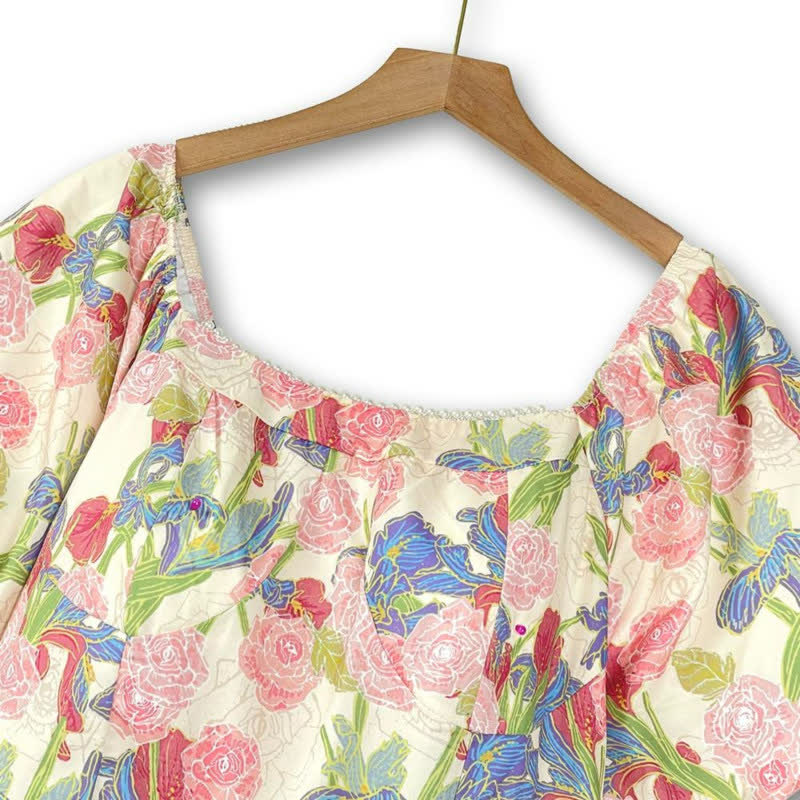 Plusock Plus Size Floral Midi Dress - image 2