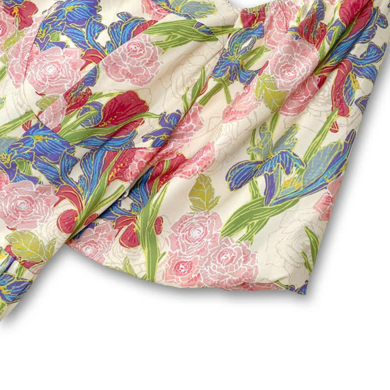Plusock Plus Size Floral Midi Dress - image 7