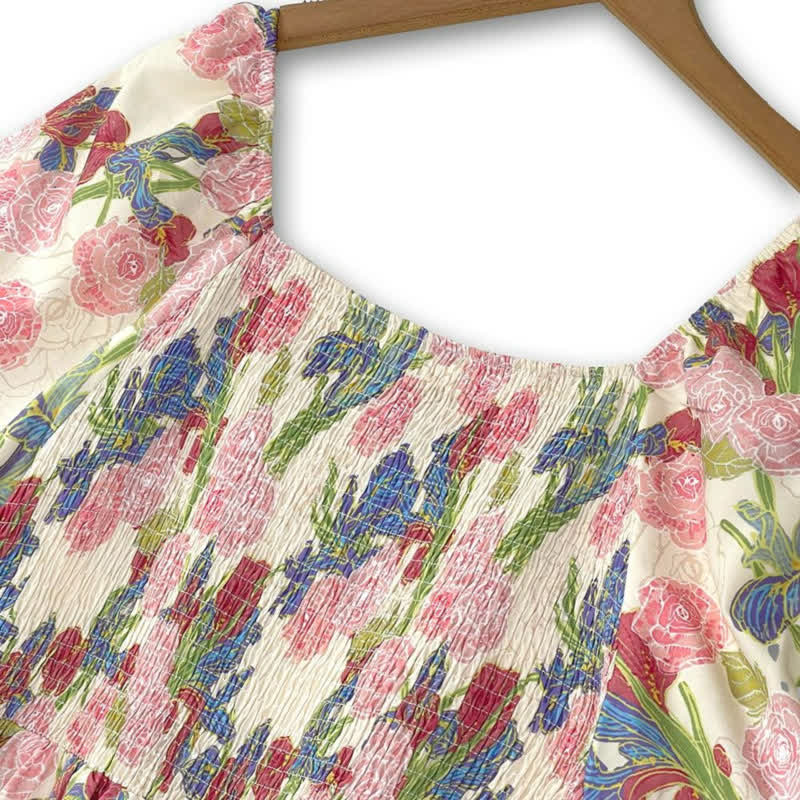 Plusock Plus Size Floral Midi Dress - image 3
