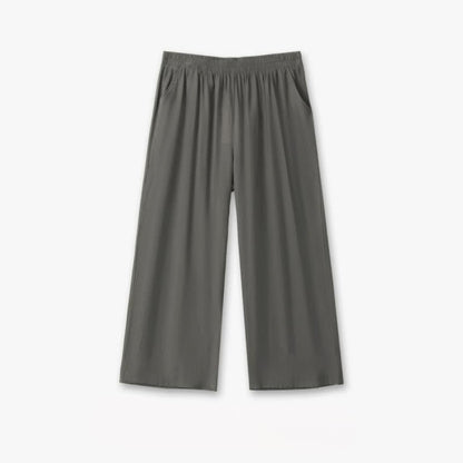 Plusock Casual Layered V Neck Two Piece Pant Set - image 2