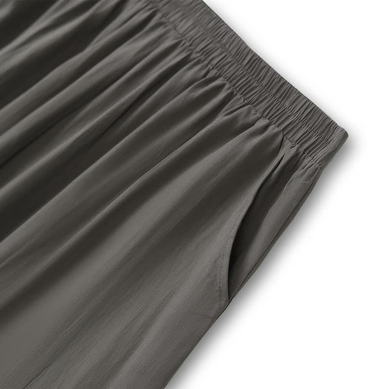 Plusock Casual Layered V Neck Two Piece Pant Set - image 6