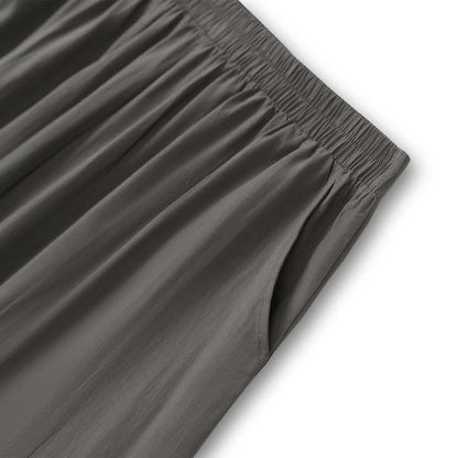 Plusock Casual Layered V Neck Two Piece Pant Set - image 6