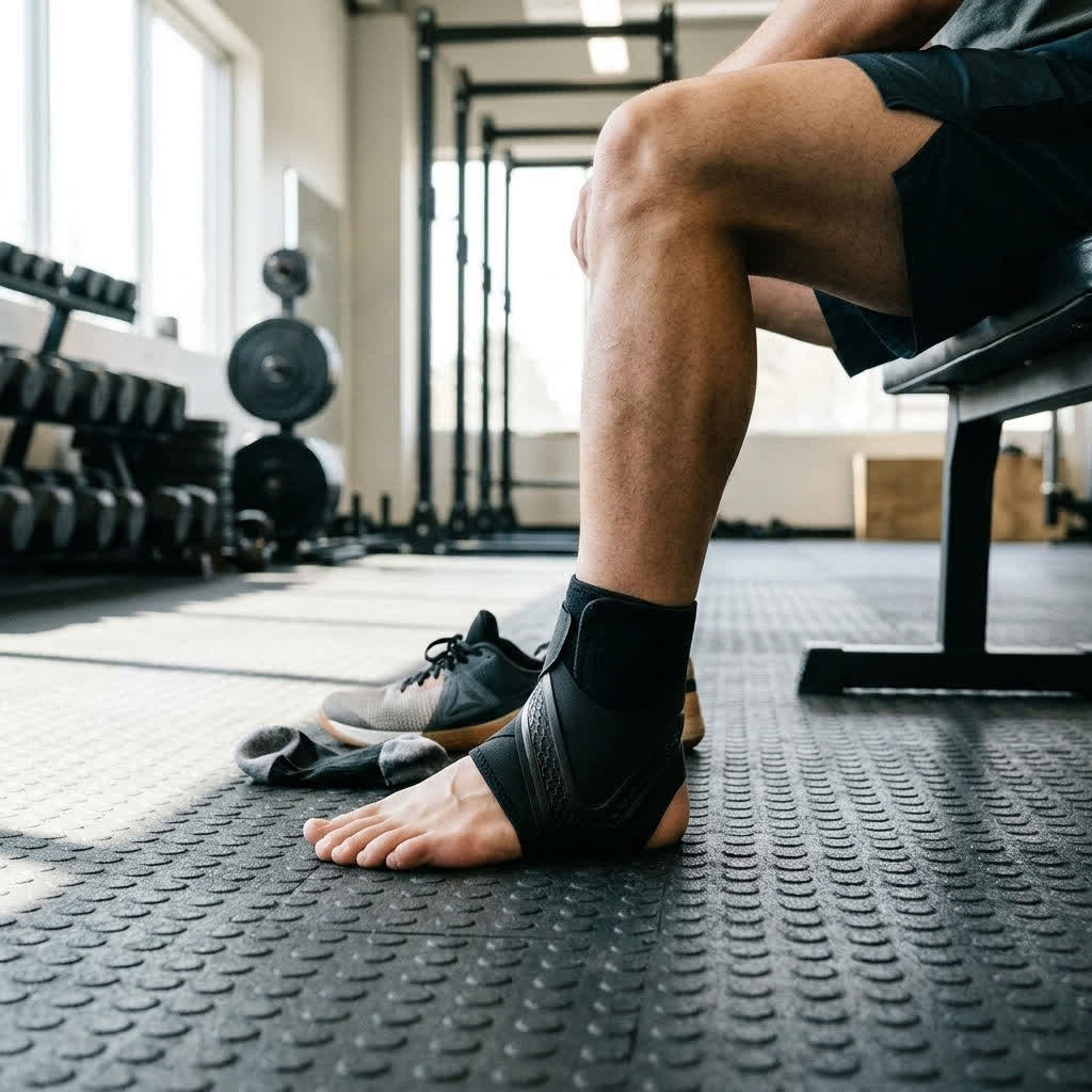 Plusock Breathable Knit Compression Ankle Brace - image 3