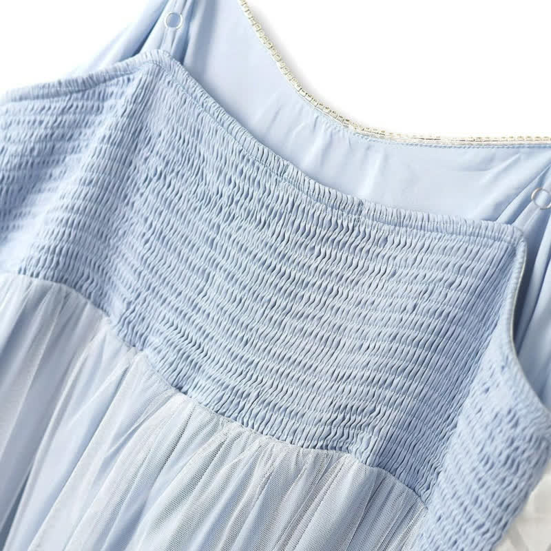 Plusock Plus Size Sheer Overlay Midi Dress - image 3