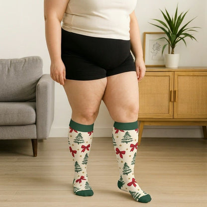Weihnachtsmann-Kompressionsstrümpfe in Übergröße - image 1