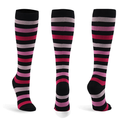 Plusock Striped Series Casual Compression Socks(6 Pairs) - image 8