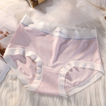 Plus Size High-Waisted Bow Tie Panty(5 Pairs)