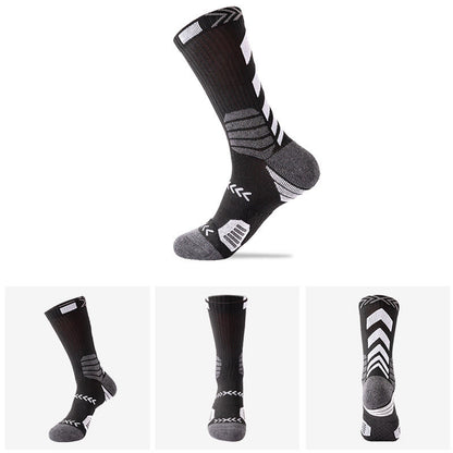 Plusock Plus Size Color Matching Quarter Compression Socks(6 Pairs)