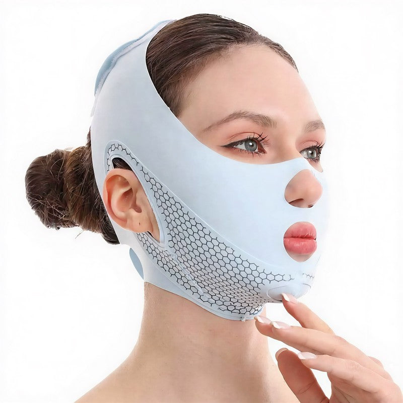 Plusock Honeycomb Contour Face Wrap - Blue - One Size - image 0