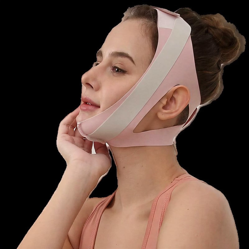 Plusock Soft Stretch Face Support Wrap - Pink - One Size - image 2