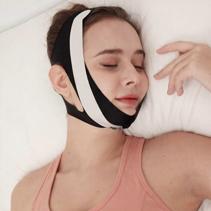 Plusock Soft Stretch Face Support Wrap - Black - One Size - image 0