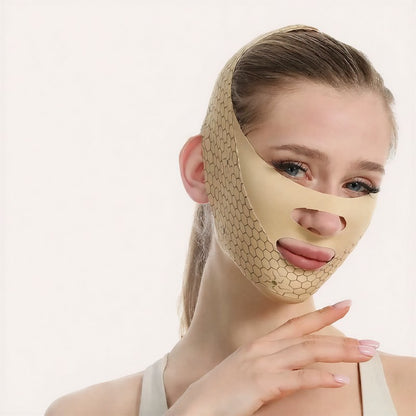 Plusock Breathable Sculpting Face Support Wrap - Nude - One Size - image 0