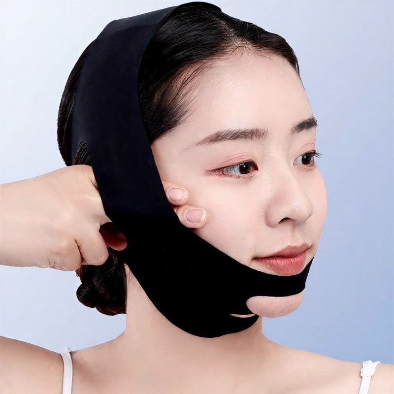 Plusock Sculpting Black Elastic Face Support Wrap - image 7