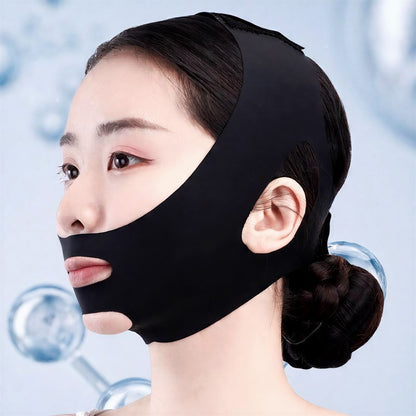 Plusock Sculpting Black Elastic Face Support Wrap - image 6