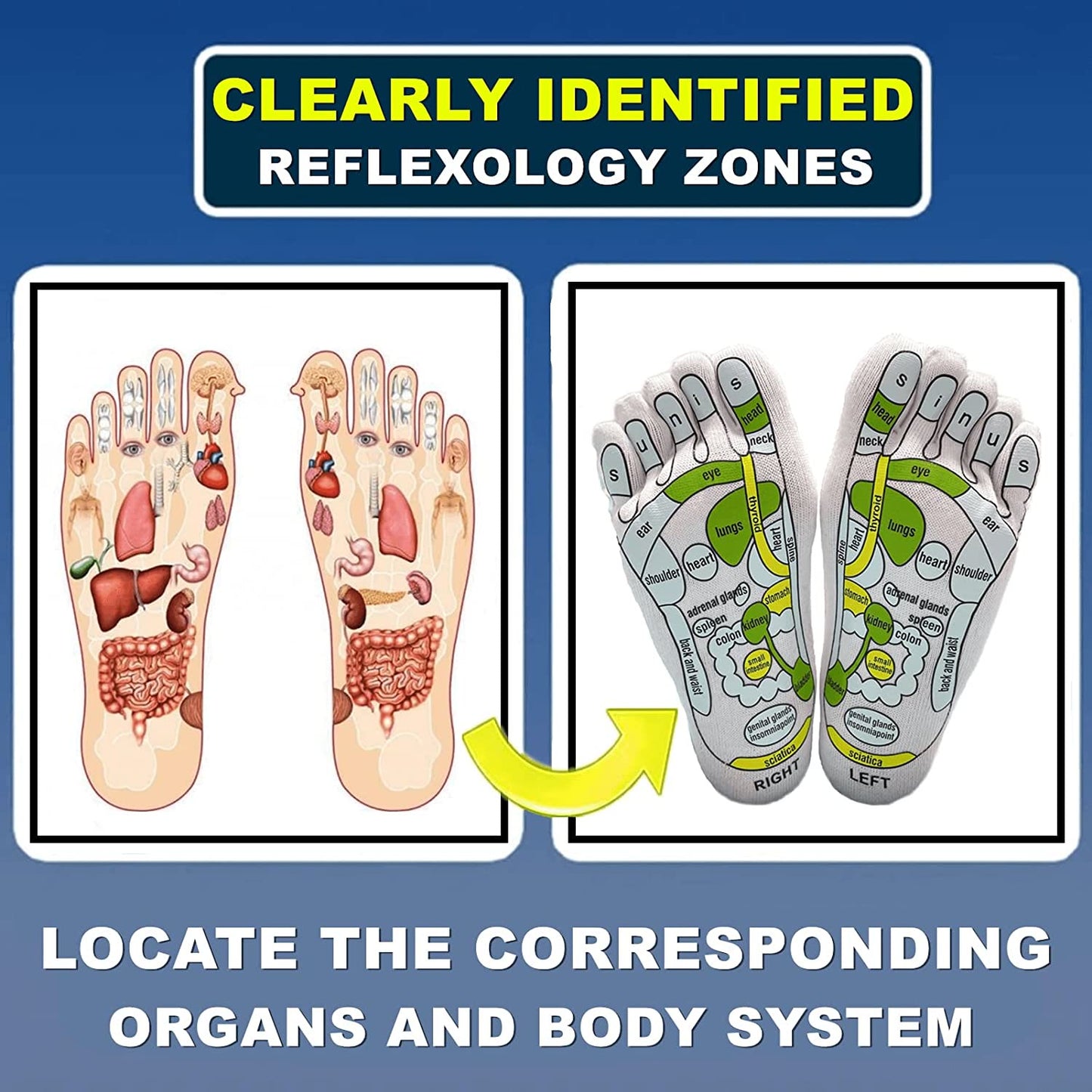 Plusock Acupressure Socks Physiotherapy Massage Relieve Tire - image 3