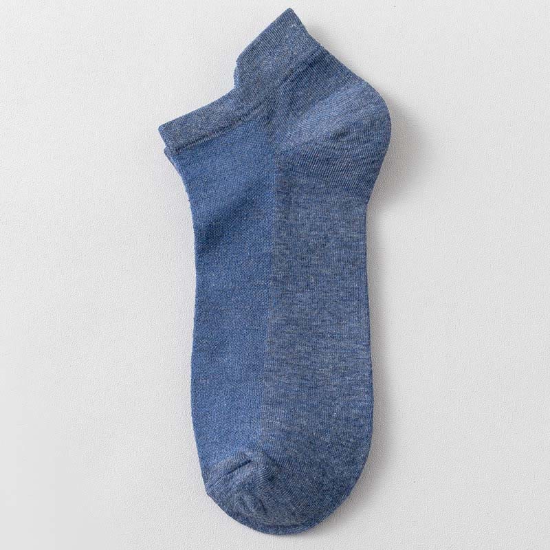 Plusock Multicolor Loose Cotton Socks(3 Pairs) - 42-48 - Blue - image 12