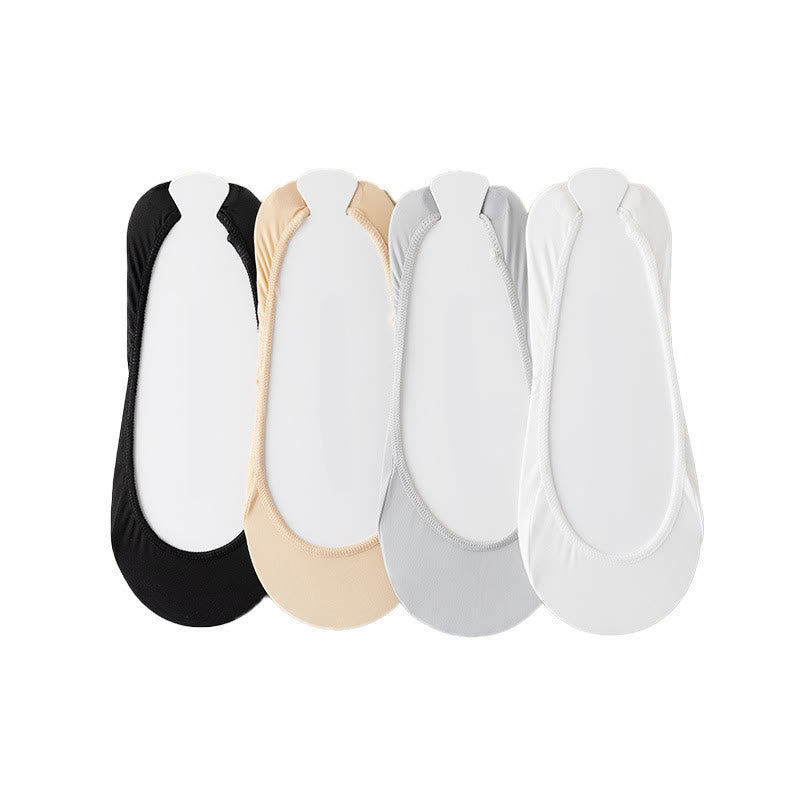 Plus Size Padded Half No Show Socks(8 Pairs)