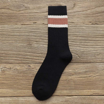 Plusock Plus Size Warm Breathable Quarter Socks(8 Pairs) - Black - EU37-45(US4-11) - image 7