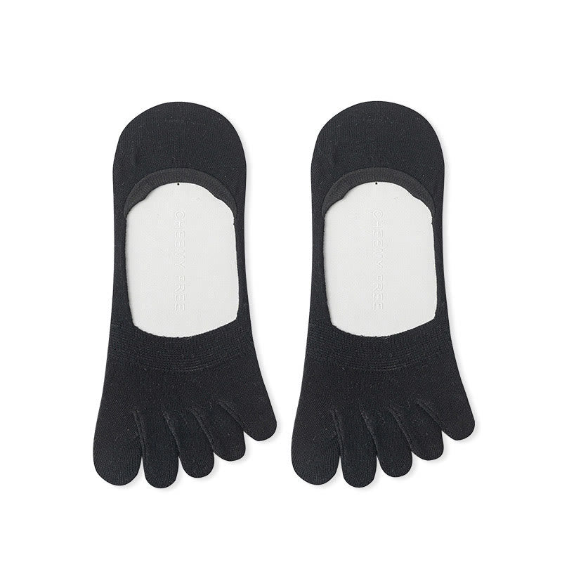 Plus Size Solid Color Alignment Socks(4 Pairs)