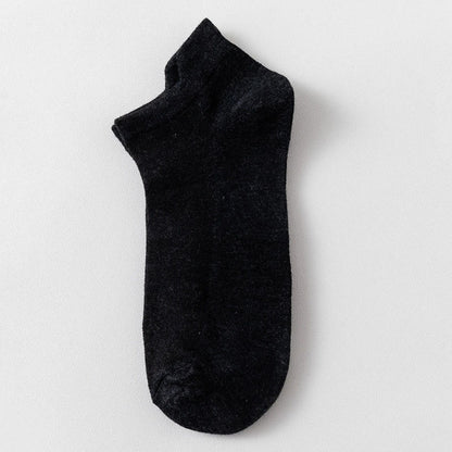 Plusock Multicolor Loose Cotton Socks(3 Pairs) - 42-48 - Black - image 10