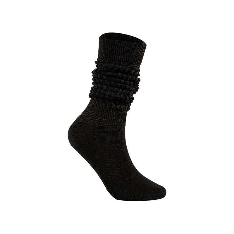 Plusock Multicolor Spiral Winter Slouch Socks(2 Pairs) - Black - EU36-42(US3-8.5) - image 3