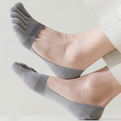 Plus Size Solid Color Alignment Socks(4 Pairs)