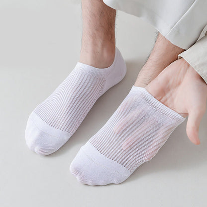Plus Size Cotton Breathable No Show Socks(6 Pairs)