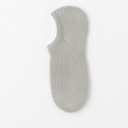 Plus Size Cotton Breathable No Show Socks(6 Pairs)
