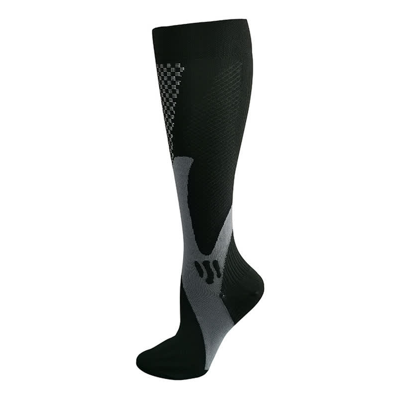 Plusock Colorful Stripe Compression Socks(3 Pairs) - image 8