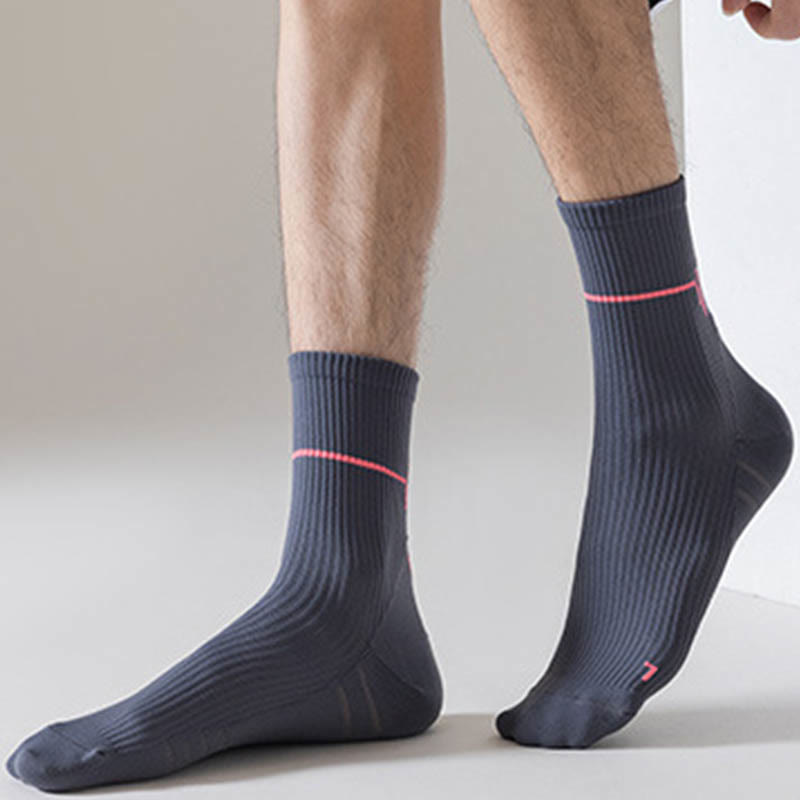 Plus Size Training Quarter Compression Socks(6 Pairs)