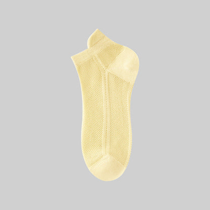 Plus Size Breathable Full Mesh Ankle Socks(7 Pairs)