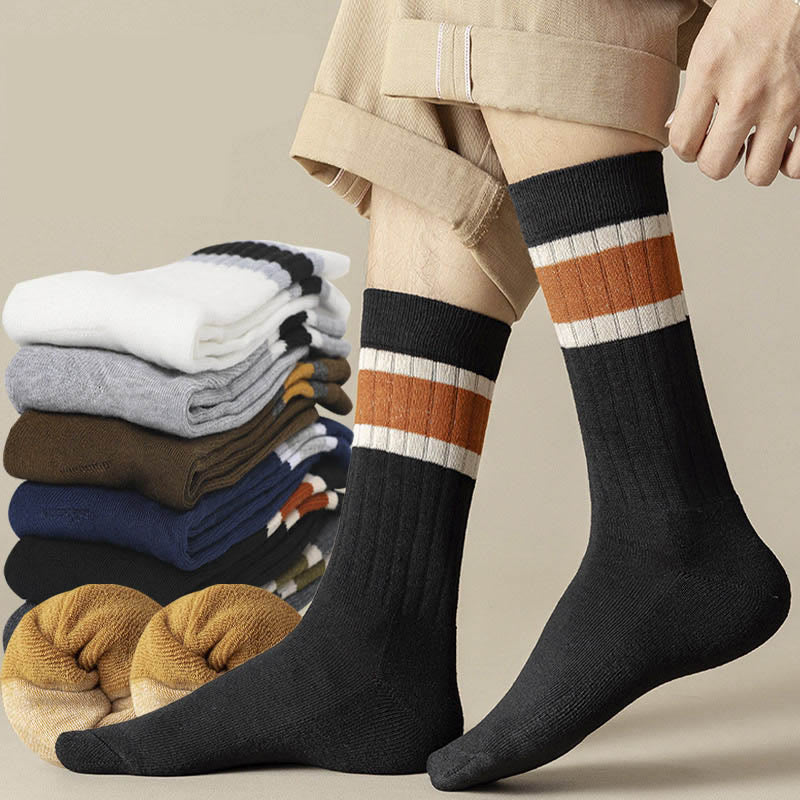 Plusock Plus Size Warm Breathable Quarter Socks(8 Pairs) - image 1