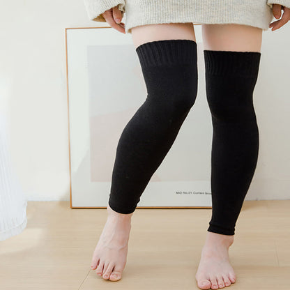 Plusock Plus Size Thigh High Toeless Sleeve(3 Pairs) - image 1