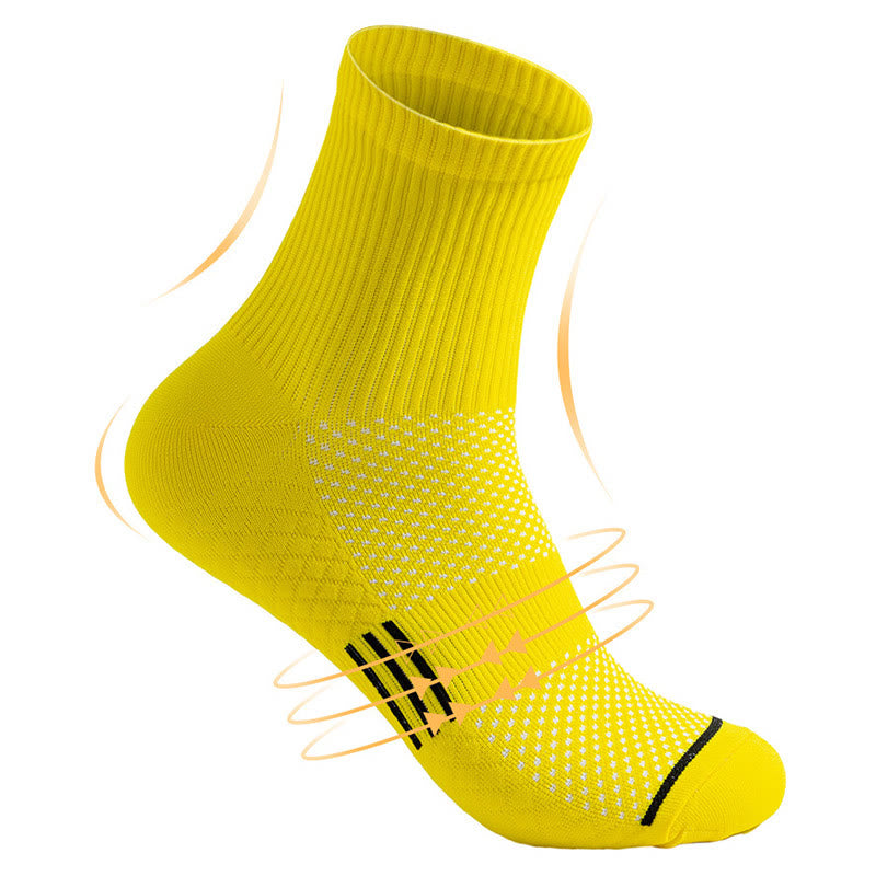 Plusock Wicking Multicolor Quarter Compression Socks(6 Pairs) - image 2