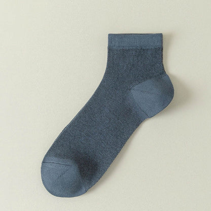 Plus Size Mesh Breathable Sports Ankle Socks(7 Pairs)