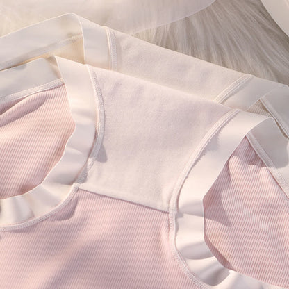 Plus Size High-Waisted Bow Tie Panty(5 Pairs)