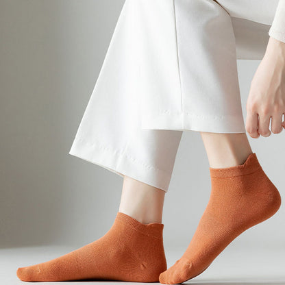 Plus Size Mesh Four Seasons Ankle Socks(10 Pairs)