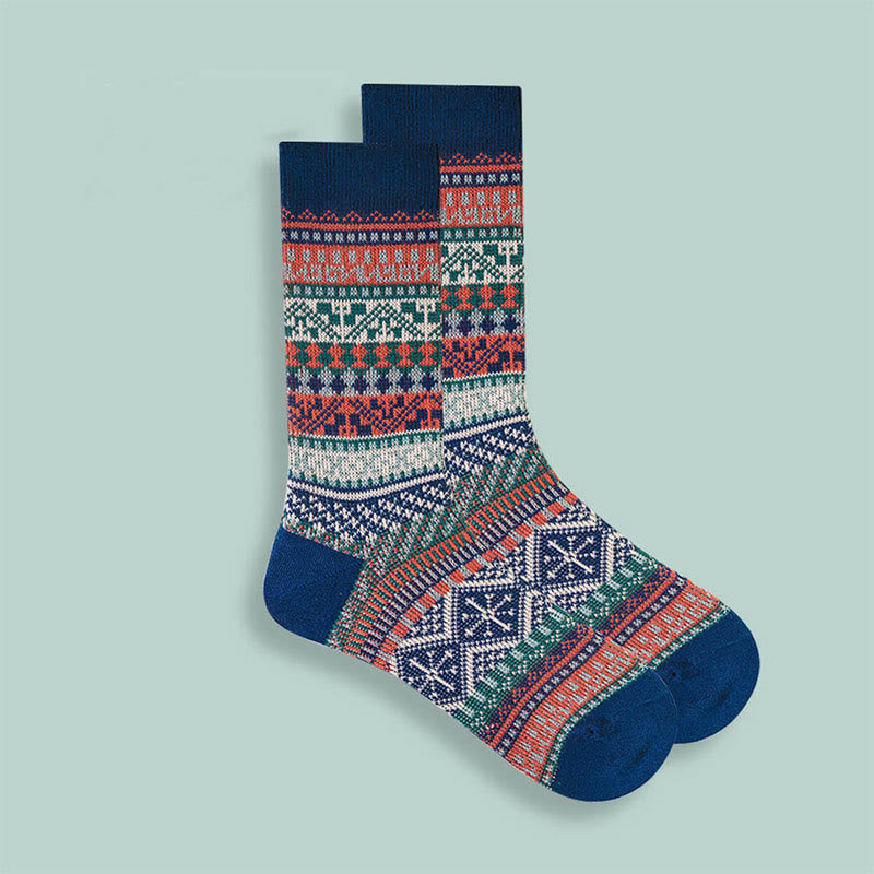 Plusock Retro Soft Cotton Quarter Socks(10 Pairs) - Navy Blue - EU37-43(US4-9) - image 7