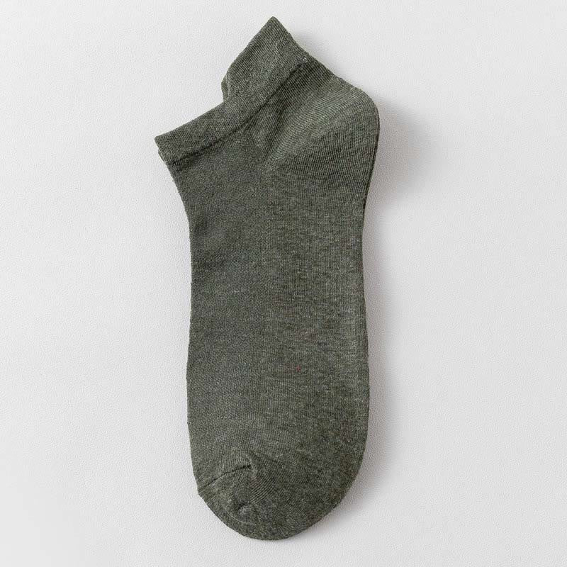 Plusock Multicolor Loose Cotton Socks(3 Pairs) - 42-48 - Green - image 8